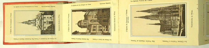 42 ANFICHTEN VON GROSS WIEN; 5 METER LANG