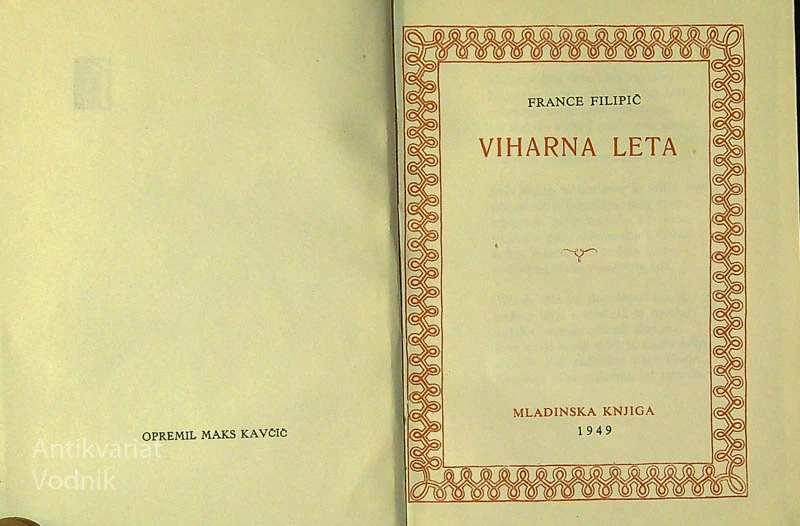 VIHARNA LETA, France Filipič