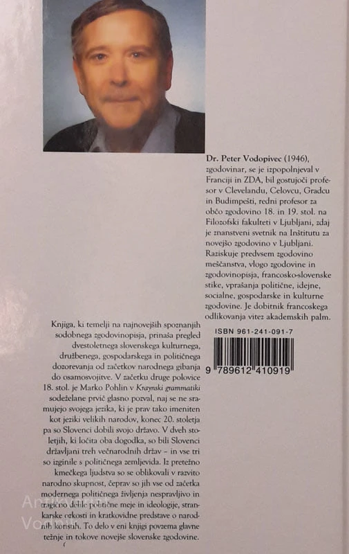 Peter Vodopivec OD POHLINOVE SLOVNICE DO SAMOSTOJNE SLOVENIJE