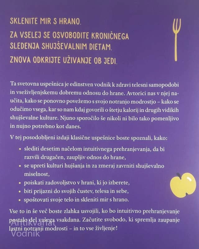 INTUITIVNO PREHRANJEVANJE, Evelyn Tribole in Elyse Resch