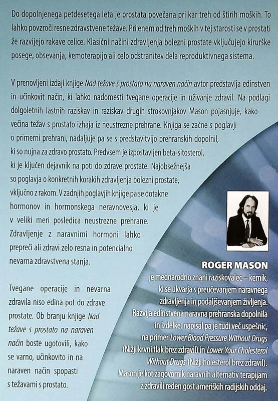 NAD TEŽAVE S PROSTATO NA NARAVEN NAČIN, Roger Mason