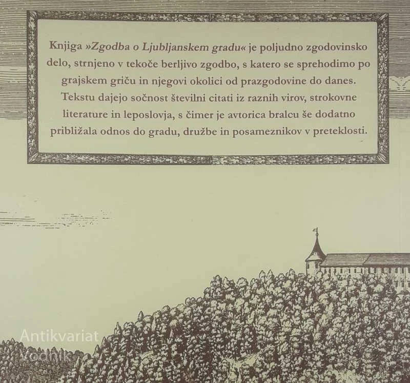 ZGODBA O LJUBLJANSKEM GRADU, Vera Šenica Pavletič