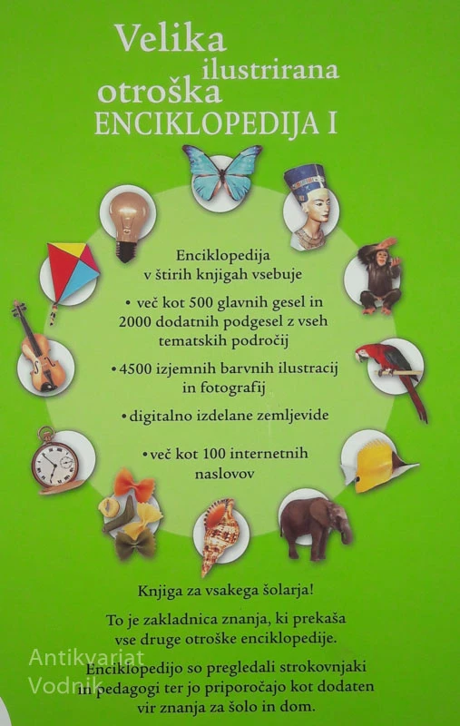 VELIKA ILUSTRIRANA OTROŠKA ENCIKOPEDIJA, 4 deli