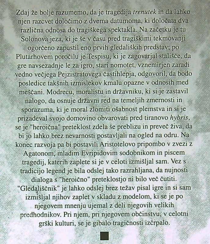 MIT IN TRAGEDIJA V STARI GRČIJE, Jean – Pierre Vernant in Pierre Vidal – Naquet