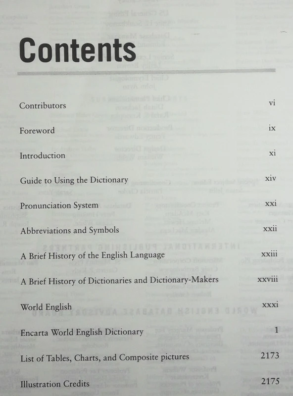 ENCARTA WORLD ENGLISH DICTIONARY