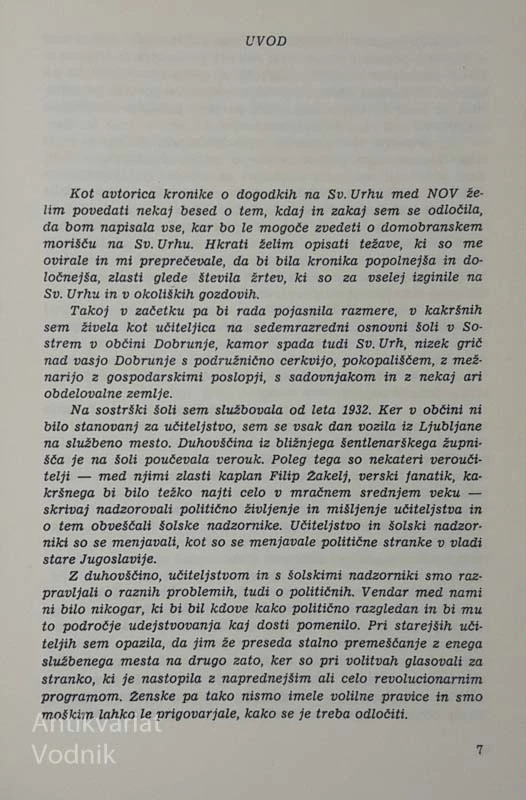 SVETI URH, Štefanija Ravnikar Podbevšek