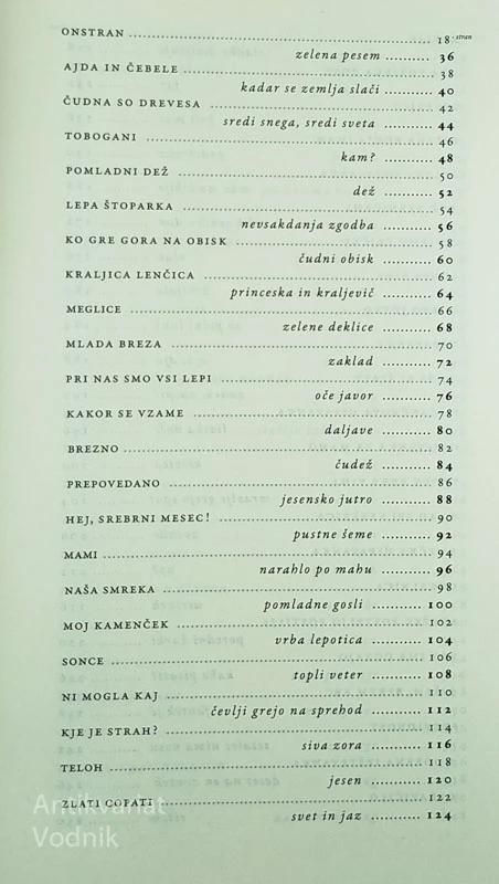 NEKAJ ZELO ZELO LEPEGA; ZBRANE PESMI ZA OTROKE, Neža Maurer