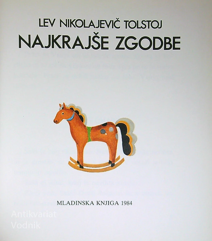 NAJKRAJŠE ZGODBE, Lev Nikolajevič Tolstoj