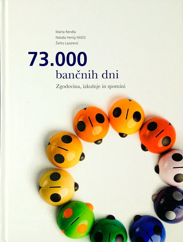 73.000 BANČNIH DNI; Zgodovina, izkušnje in spomini, M. Rendla, N. Henig Miščič, Ž. Lazarević