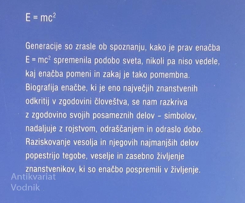 E = mc², David Bodanis