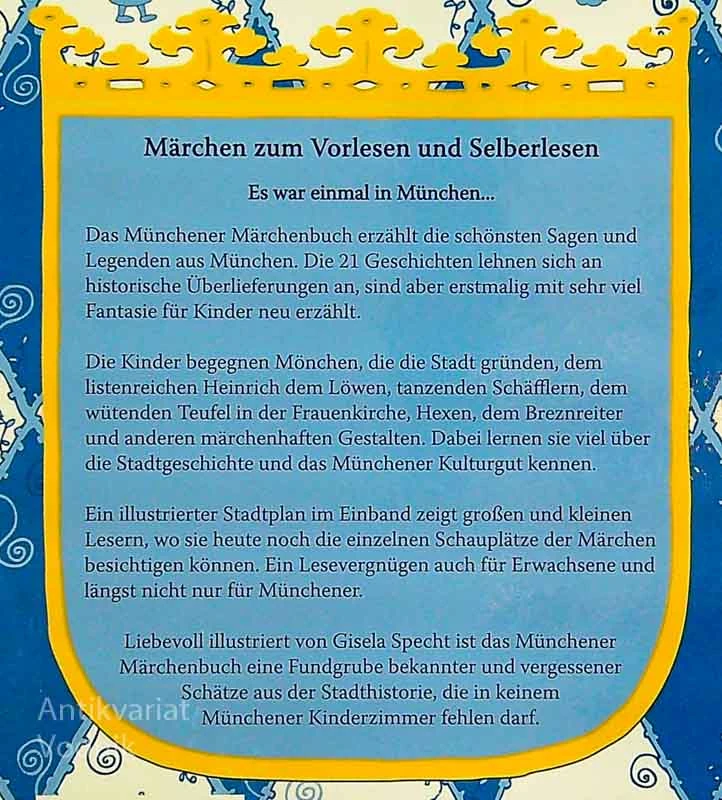 DAS MUNCHENER MARCHENBUCH, Barbara van den Speulhof in Michaela Hanauer