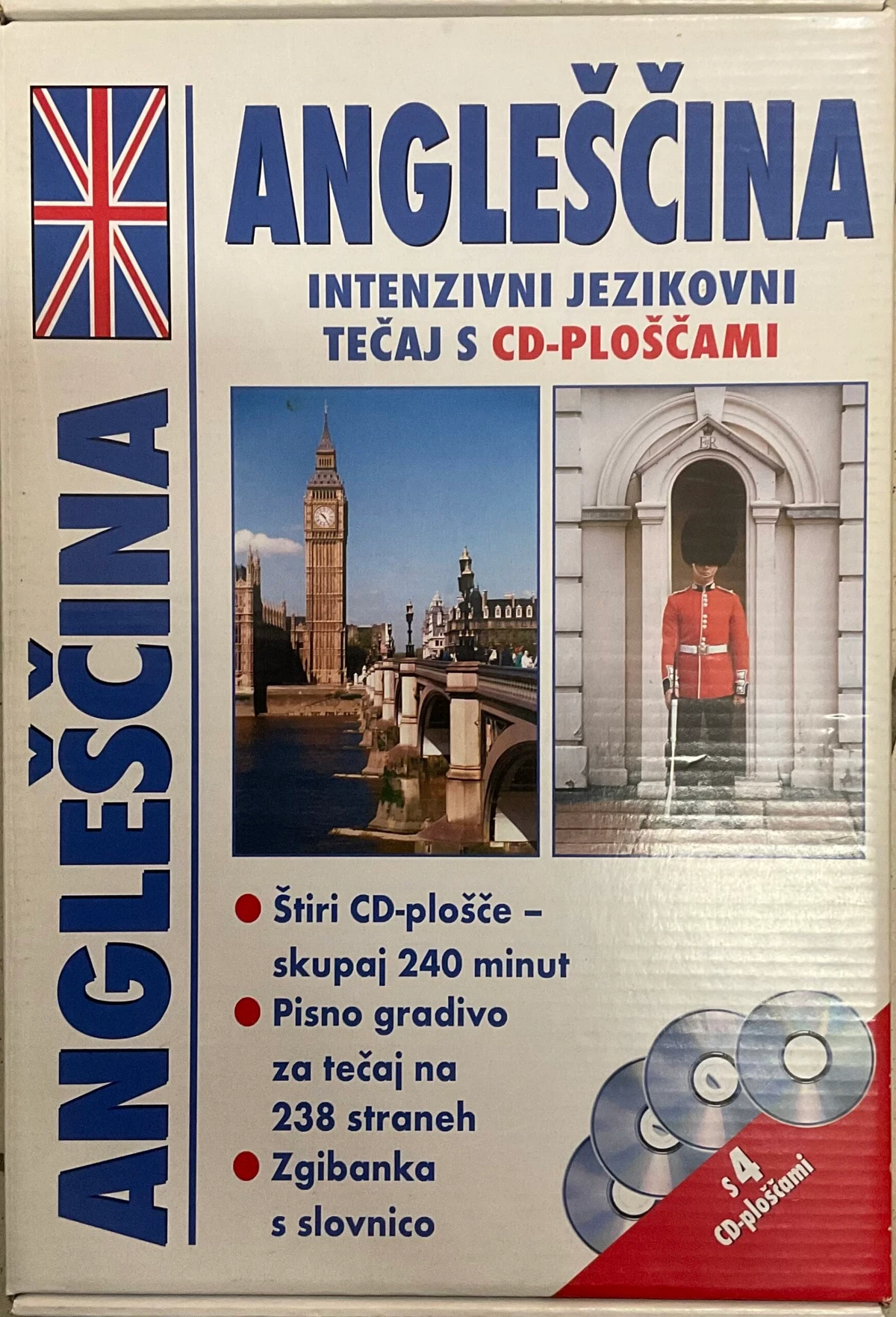 ANGLEŠČINA; INTENZIVNI JEZIKOVNI TEČAJ S CD-PLOŠČAMI