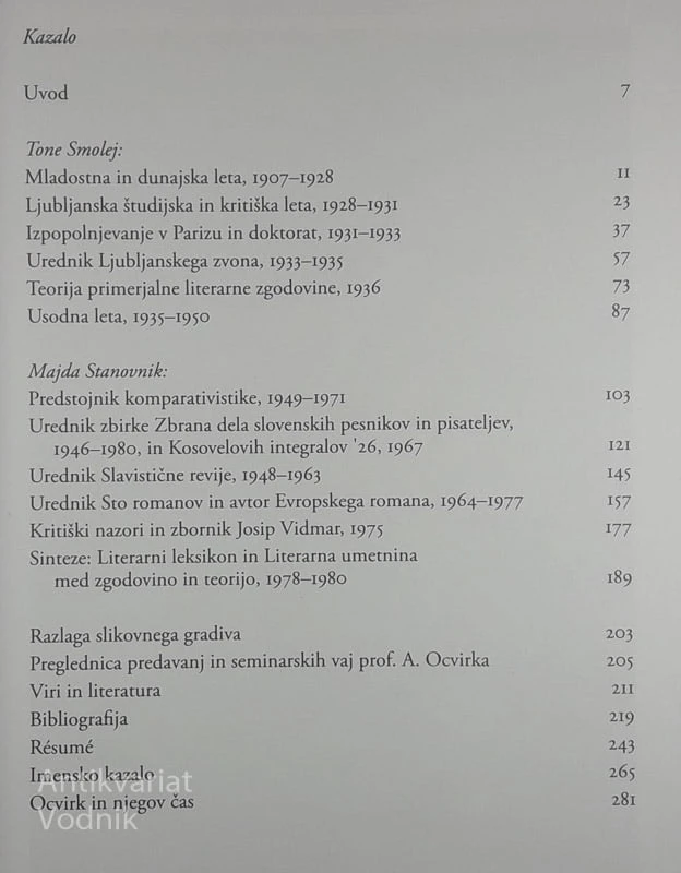 ANTON OCVIRK, Tone Smolej in Majda Stanovnik