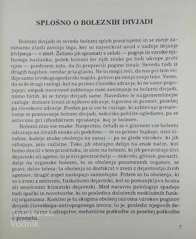 BOLEZNI DIVJADI, Stane Valentinčič