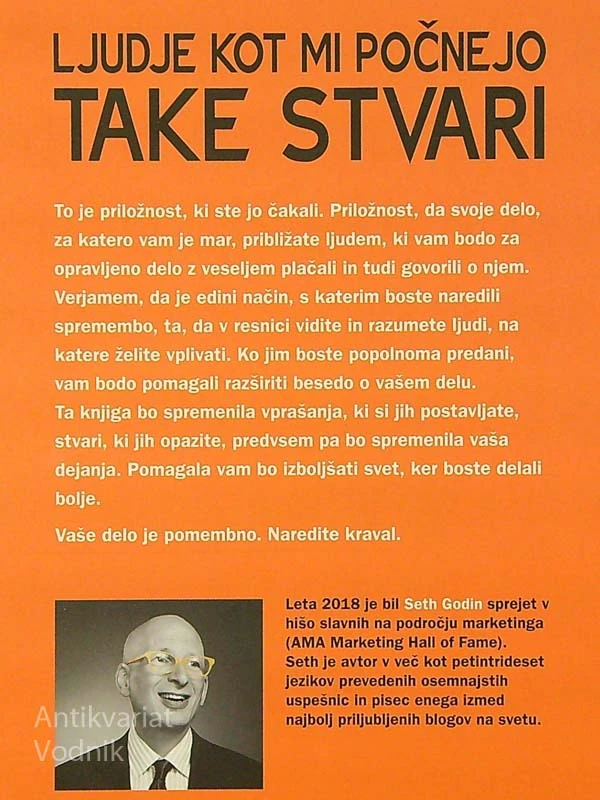 TO JE MARKETING, Seth Godin