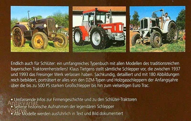 SCHLÜTER; DAS TYPENBUCH, Klaus Tietgens