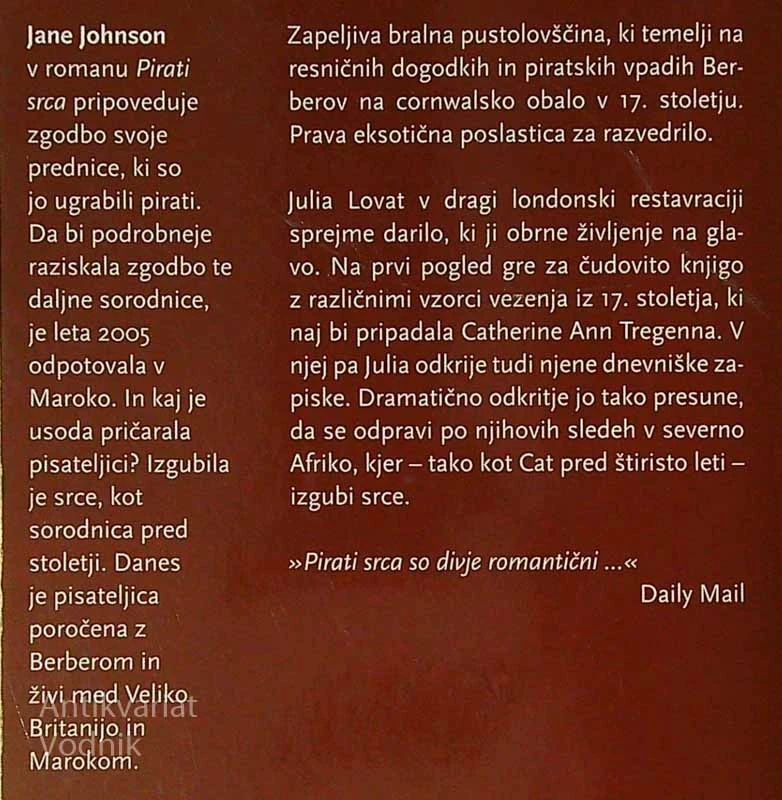 PIRATI SRCA, Jane Johnson