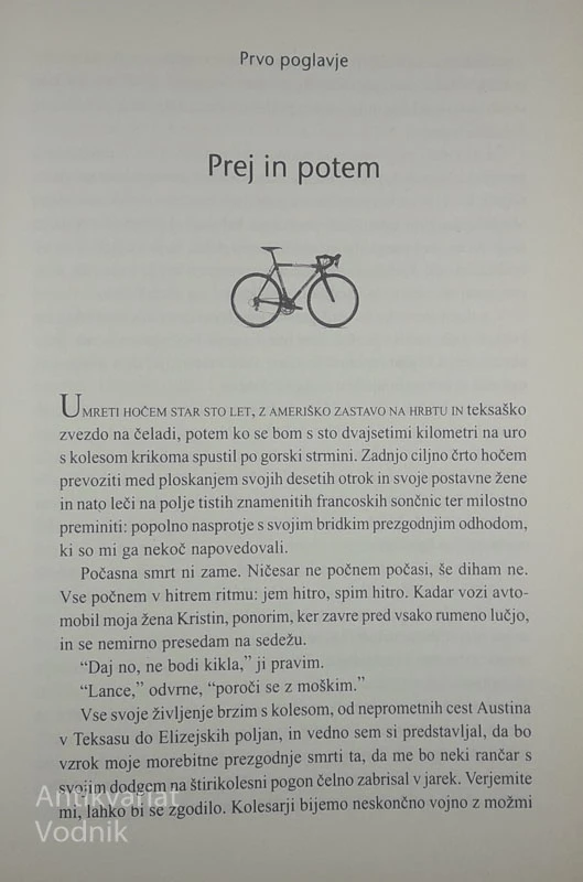 NE GRE SAMO ZA KOLO, Lance Armstrong