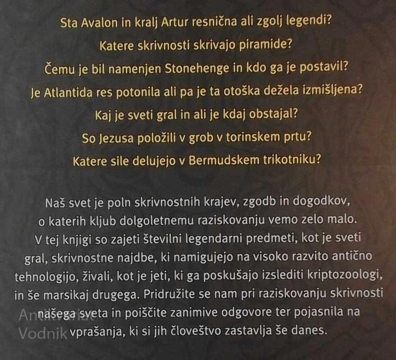 SKRIVNOSTI ČLOVEŠTVA Nepojasnjeni čudeži in skrivnostni pojavi