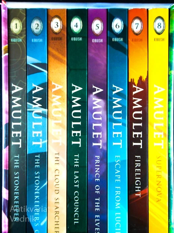 AMULET; EIGHT BOOK COLLECTION, Kazu Kibuishi