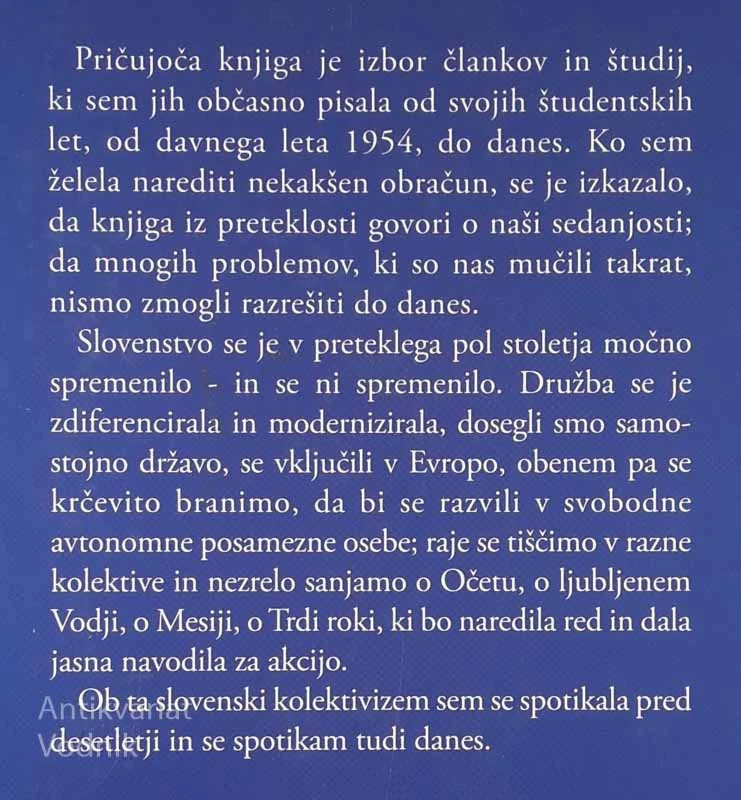 OD VČERAJ ZA DANES, Alenka Goljevšček