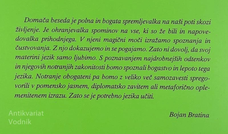 OBLIKOSLOVJE, Marta Pavlin Povodnik