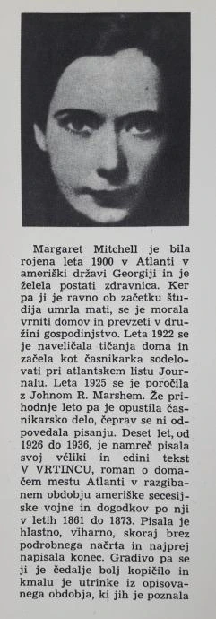 V VRTINCU, komplet 1. in 2. del, Margaret Michell