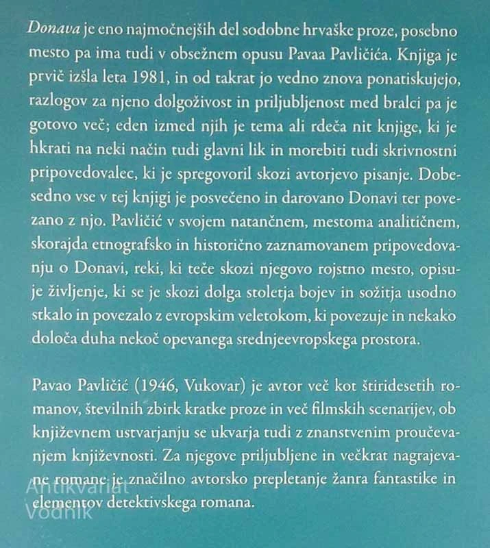 DONAVA, Pavao Pavličić