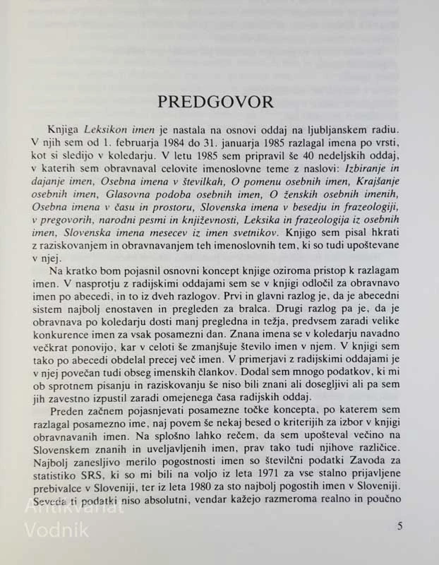 LEKSIKON IMEN, Janez Keber