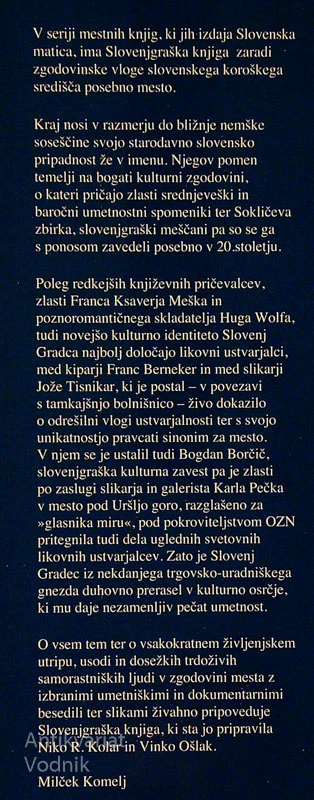 SLOVENJEGRAŠKA KNJIGA; PESMI, ZGODBE IN PRIČEVANJA