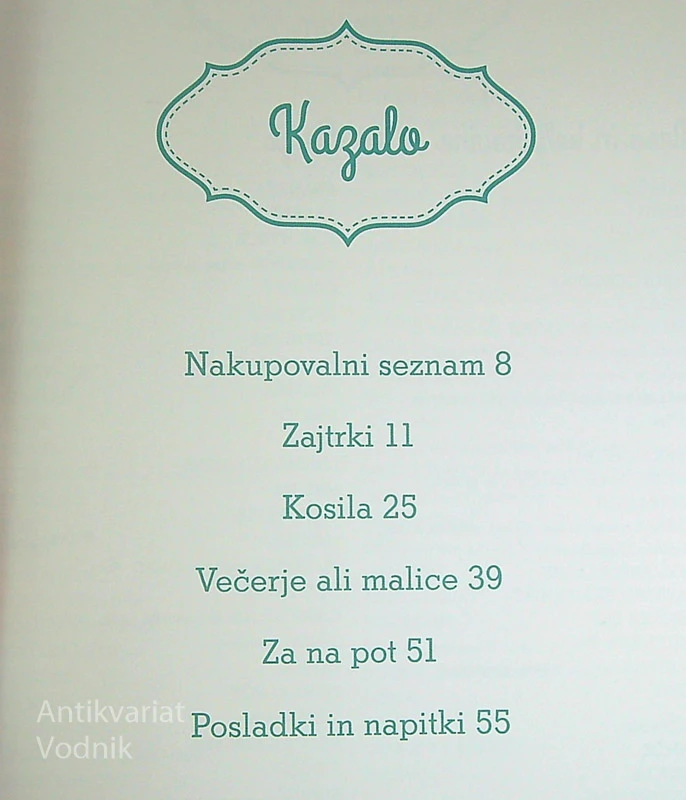 V FORMI Z ALENKO KOŠIR; KNJIŽICA RECEPTOV