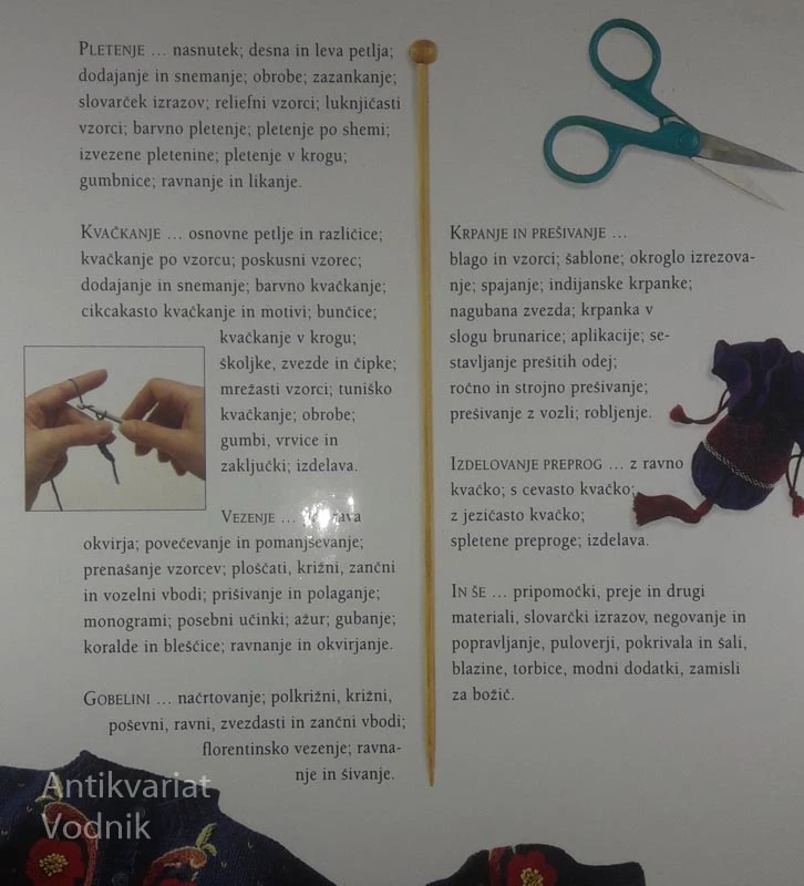 ROČNA DELA, Od začetnika do mojstra