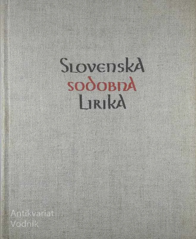 SLOVENSKA SODOBNA LIRIKA, več avtorjev