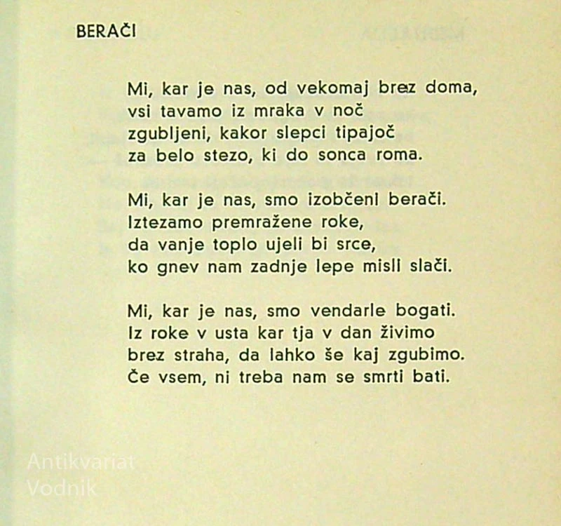 LETNI ČASI, Mila Kačičeva