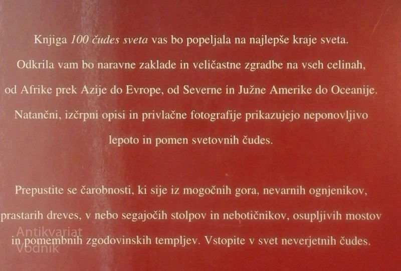 100 ČUDES SVETA M. Hoffmann, A.Krings