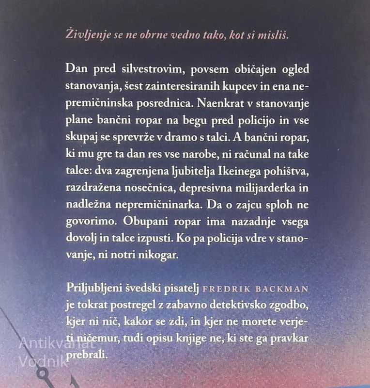 TESNOBA DO ROBA, Fredrik Beckman
