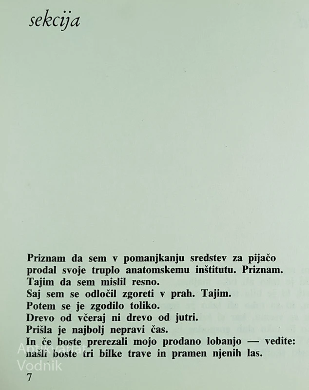 POLNOČNO VINO, Vitomil Zupan