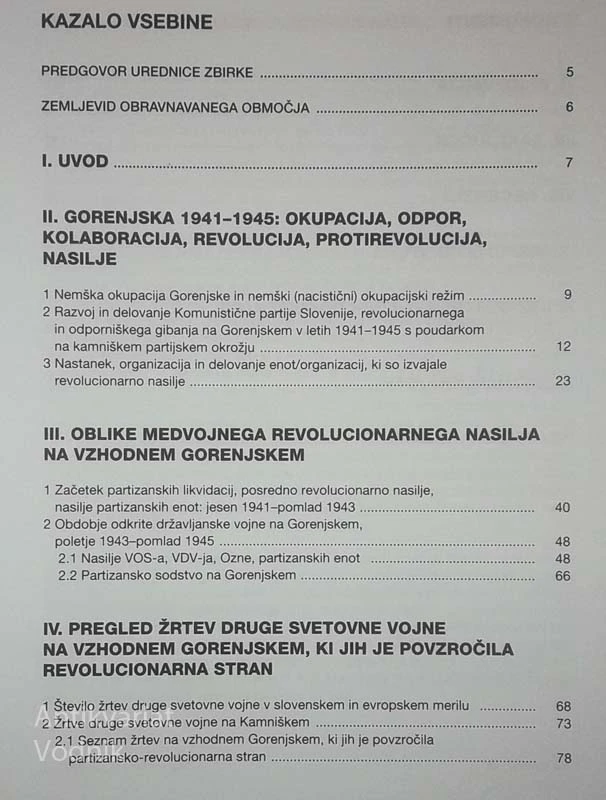 REVOLUCIONARNO NASILJE NA VZHODNEM GORENJSKEM 1941-1945, Damjan Hančič