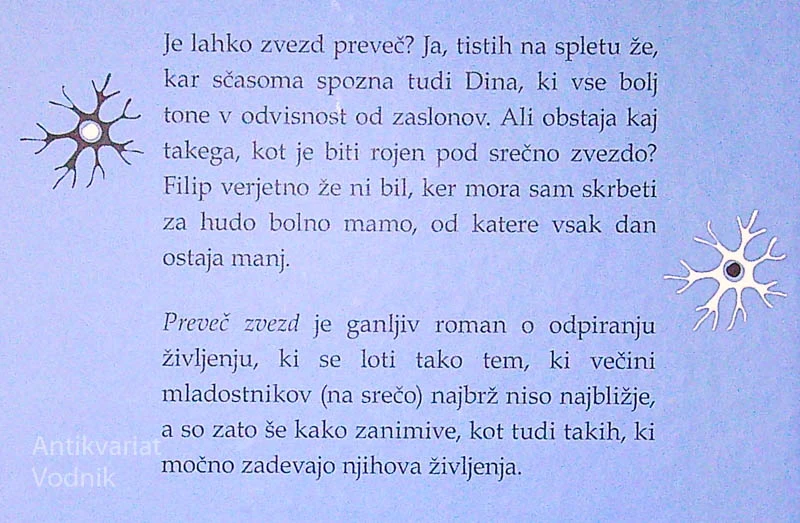 PREVEČ ZVEZD, Mateja Gomboc