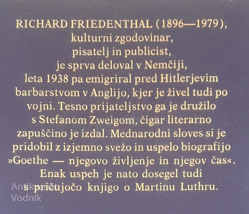 LUTHER 1 IN 2, Richard Friedental