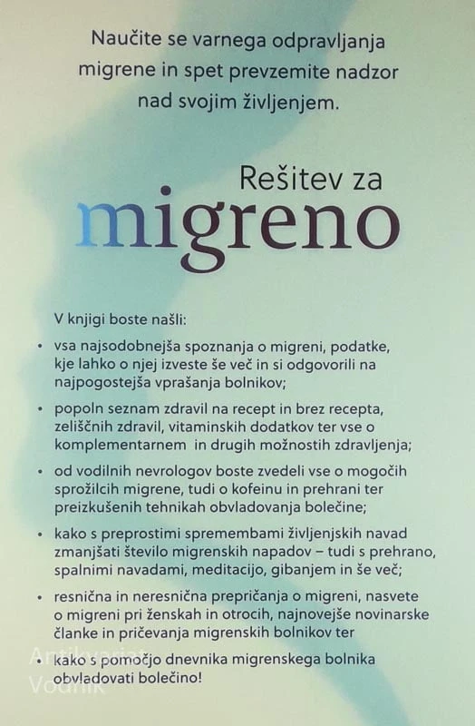 REŠITEV ZA MIGRENO, več avtorjev