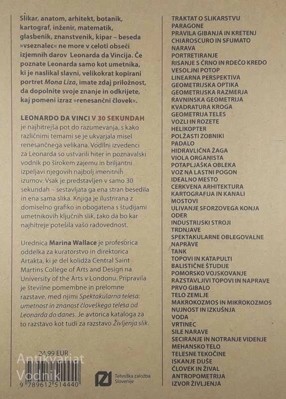 LEONARDO DA VINCI V 30 SEKUNDAH