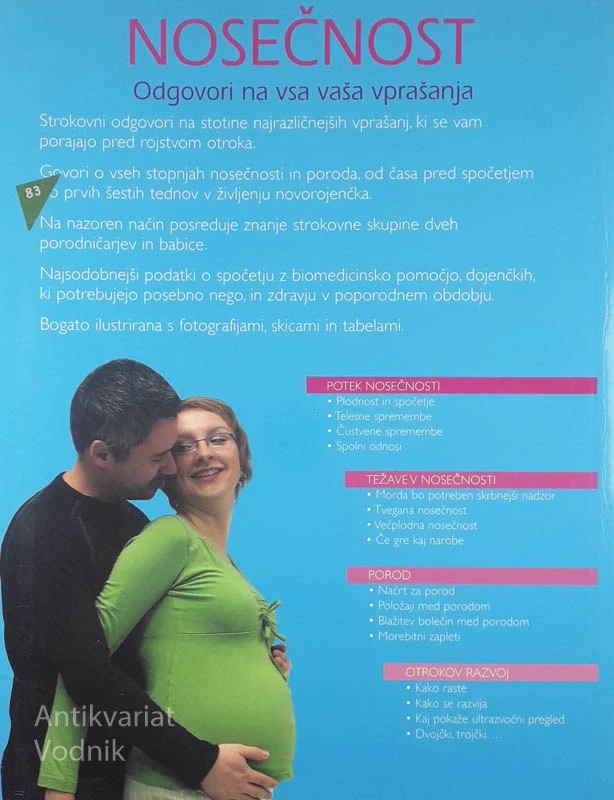 NOSEČNOST, ODGOVORI NA VAŠA VPRAŠANJA; Dr. Lees, Dr.  Reynolds, McCartan