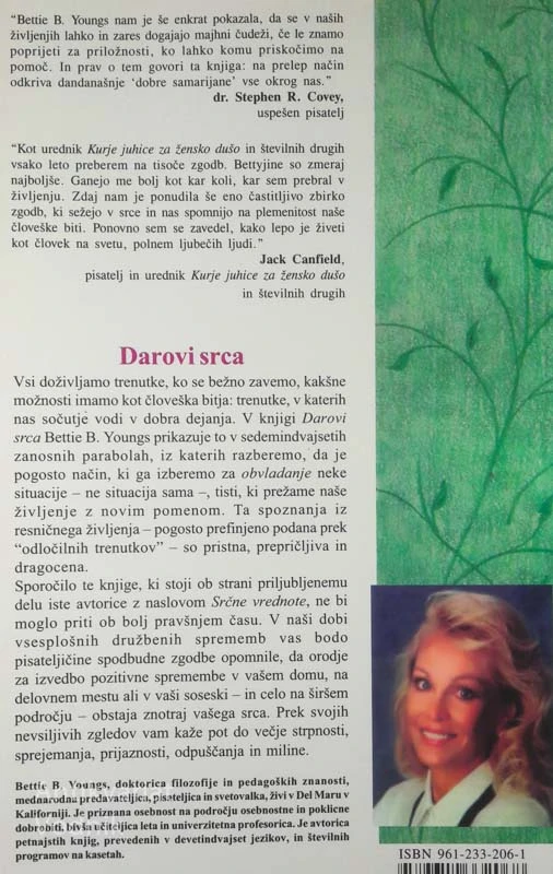 DAROVI SRCA: ZGODBE, KI OPISUJEJO ODLOČILNE TRENUTKE V ŽIVLJENJU, Bettie B. Youngs