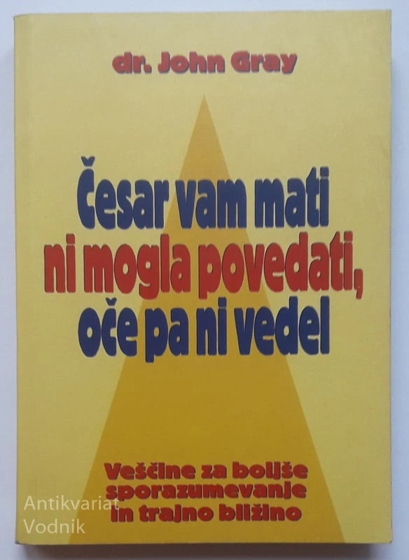 ČESAR VAM MATI NI MOGLA POVEDATI, OČE PA NI VEDEL, dr. John Gray