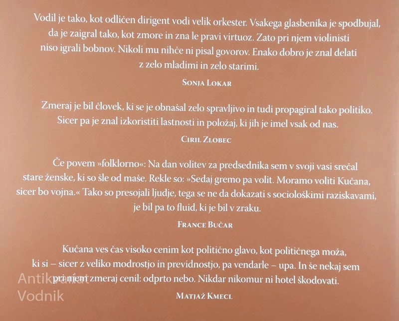 MILAN KUČAN, PRVI PREDSEDNIK, Božo Repe