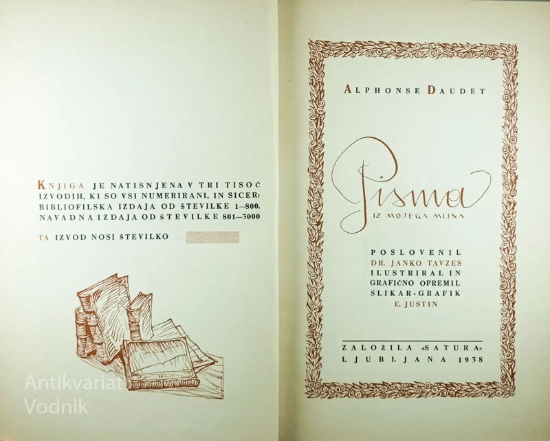 PISMA IZ MOJEGA MLINA, Alphonse Daudet