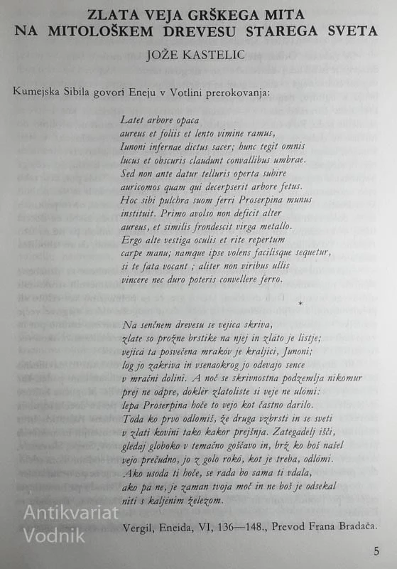 NAJLEPŠE ANTIČNE PRIPOVEDKE, Gustav Schwab
