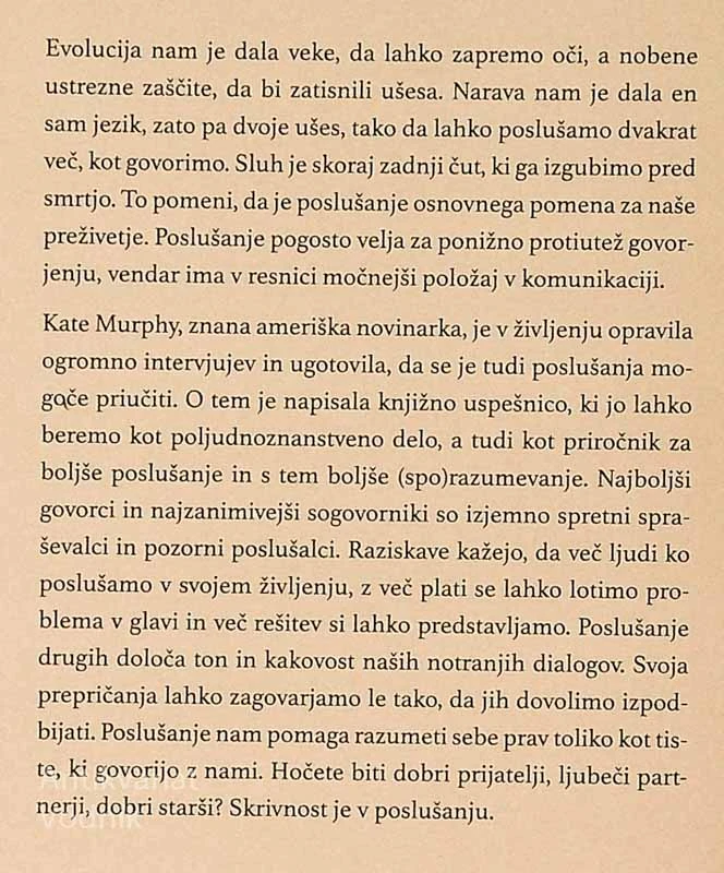 NE POSLUŠAŠ ME!, Kate Murphy