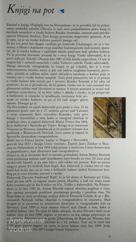NAJLEPŠE TRTE NA SLOVENSKEM, Drago Medved